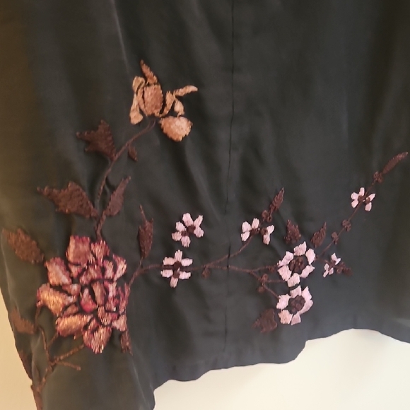 French Connection Embroiderd Black Mini Dress - Picture 7 of 7